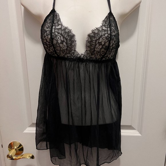 Victoria Secret black intimate top size small - Picture 1 of 4